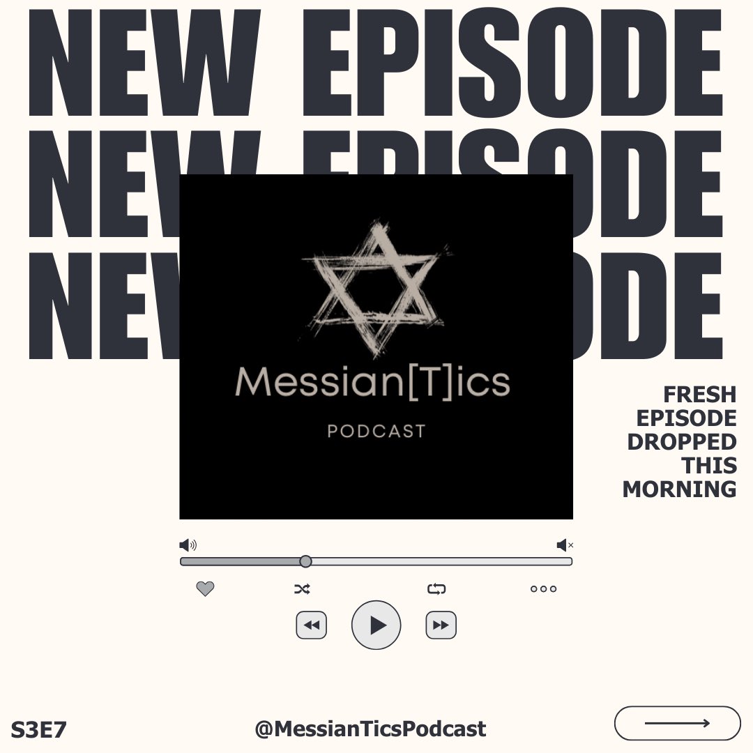 messiantics's tweet photo. Fresh episode dropped this morning! Listen, share, and give us your thoughts. 

https://t.co/thoAzpGTeq https://t.co/Q9xYFThPPA