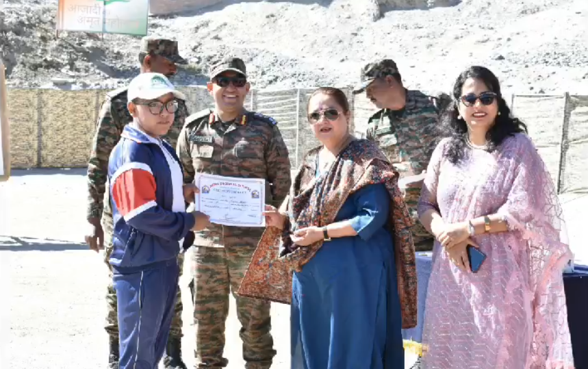 VisionLadakh's tweet photo. Inter-AGS Archery Competition 2024-25 was held under the aegis of the #SiachenBrigade. The event is an apt tribute to the rich legacy of archery in  this region. The  outstanding performances by the students of the Army Goodwill Schools of #Partapur, #Tyakshi, and #Bogdang https://t.co/82LuHvEcnJ