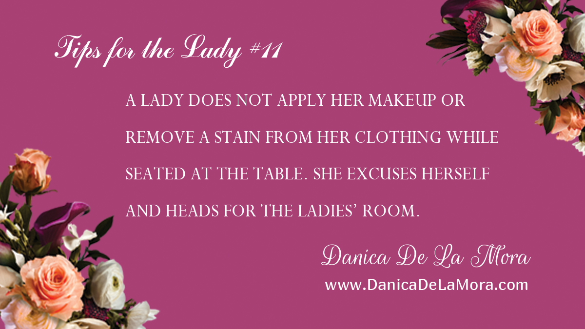#dining  #etiquette #manners #makeup