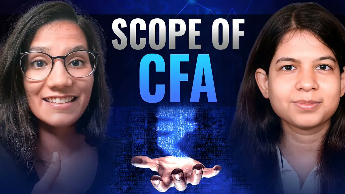 🚀 New Podcast Alert! 🎙️ I sat down with CFA Shivani to discuss the CFA journey—how to become one, exam challenges, job opportunities, salaries, and whether CFA or MBA is the better option. 

If you're interested in finance, this one's for you! 💼📈
Check it out now: