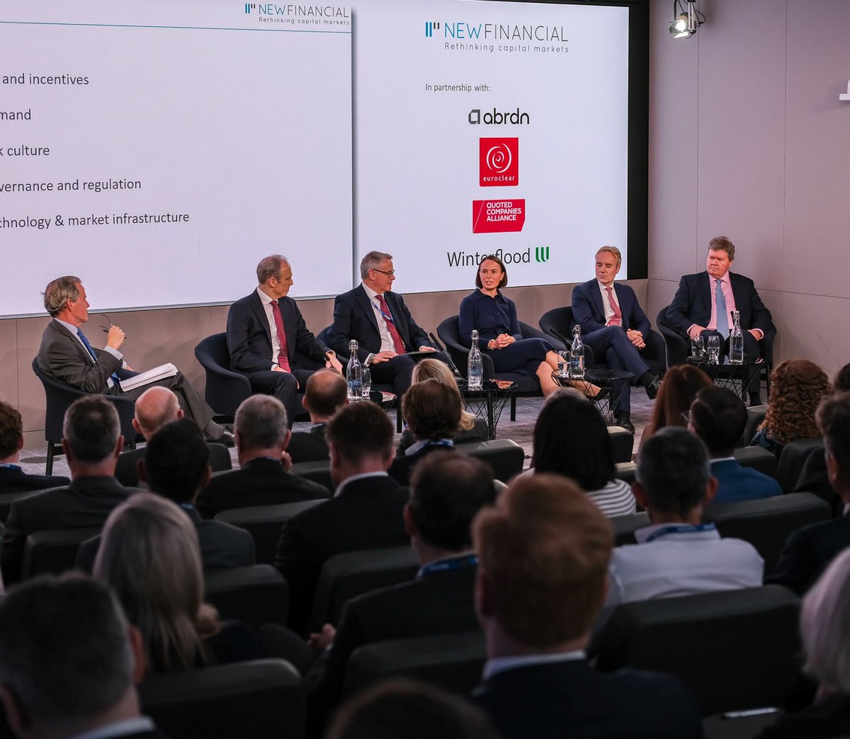 We are delighted to have partnered with @abrdnInv_UK, <a href="/EuroclearGroup/">Euroclear</a> and Winterflood Securities to support and launch the <a href="/NewFinancialLLP/">New Financial</a> report, “The Future of Smaller Company Capital Markets in the UK”.