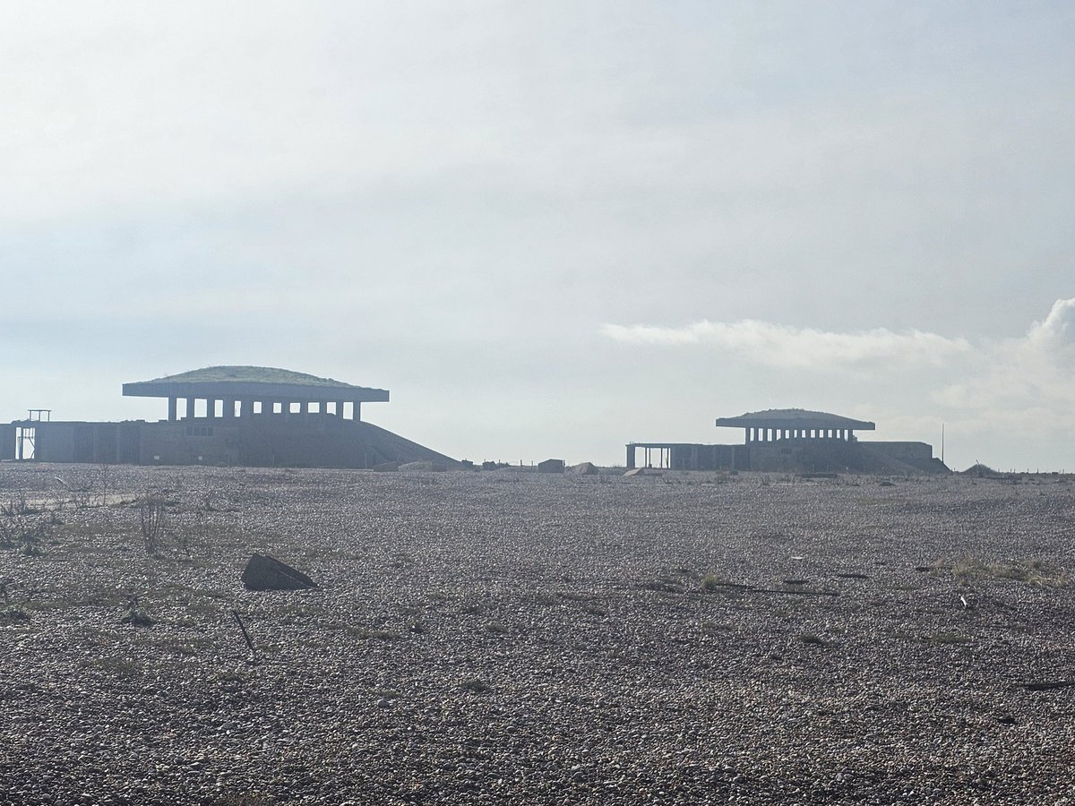 The 'pagodas' at Orford Ness built to test atomic bombs