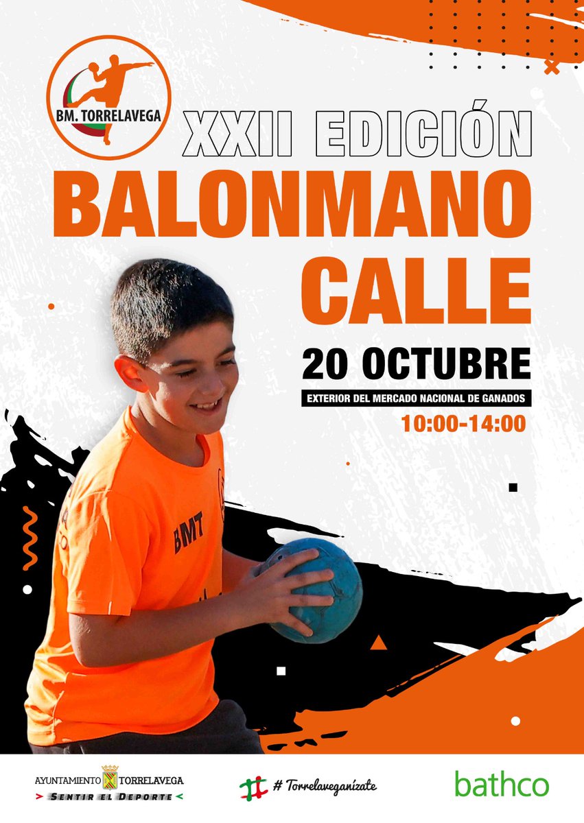 BMTorrelavega's tweet photo. 🗞 NOTICIA | "Presentada la XXII Edición del Torneo de Balonmano Calle"

🧡 Un año más, vuelve una de nuestras tradiciones para arrancar la actividad en la #EscuelaBMT

📌 Este domingo a las 10 en el Ferial, vuelta a los orígenes. + en web: https://t.co/Zdz3ReTMwb https://t.co/VMOYLepATi