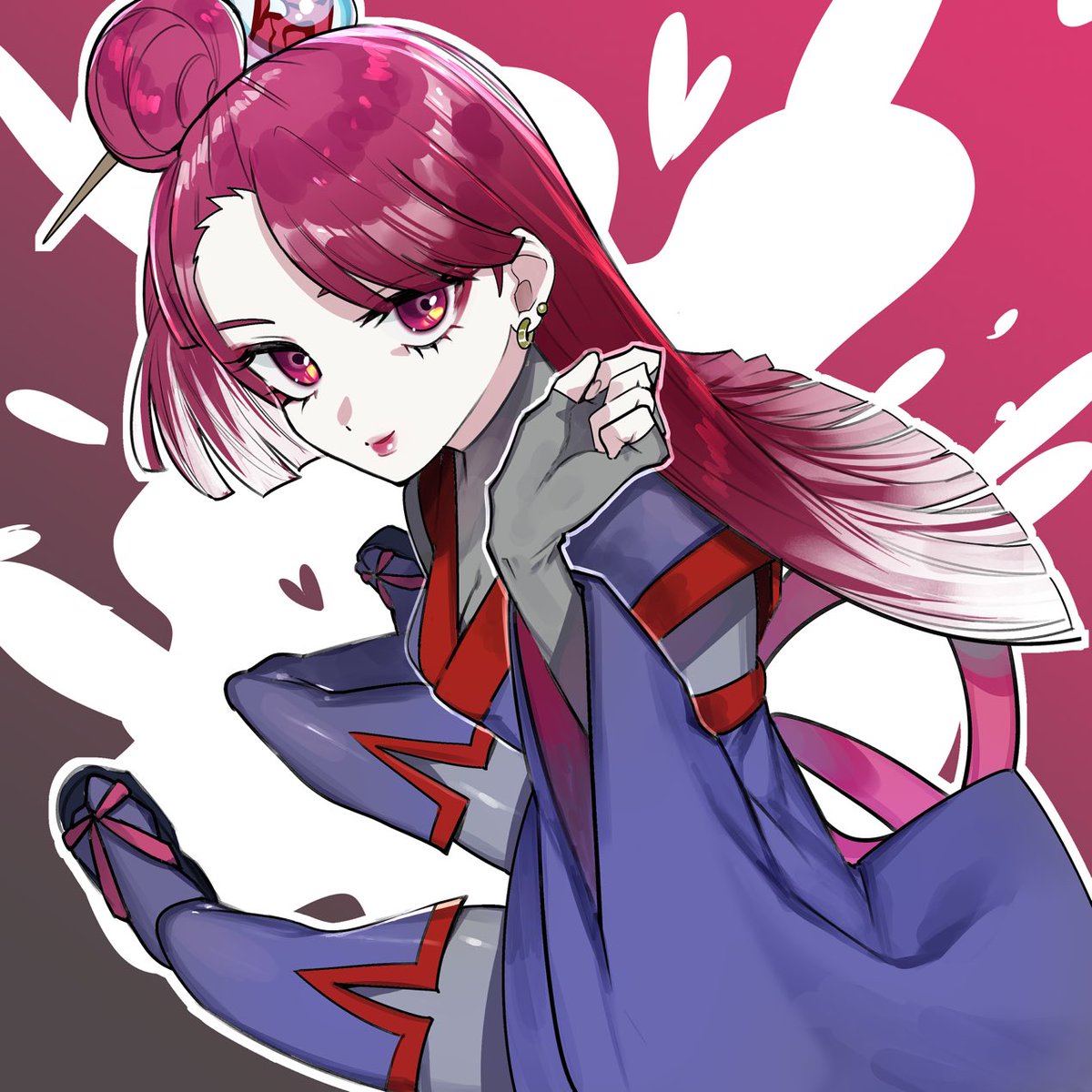 「わんぷり見ながら描いた ザクロさん」|悠太のイラスト