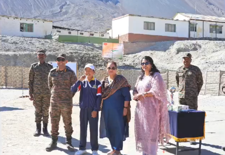VisionLadakh's tweet photo. Inter-AGS Archery Competition 2024-25 was held under the aegis of the #SiachenBrigade. The event is an apt tribute to the rich legacy of archery in  this region. The  outstanding performances by the students of the Army Goodwill Schools of #Partapur, #Tyakshi, and #Bogdang https://t.co/82LuHvEcnJ