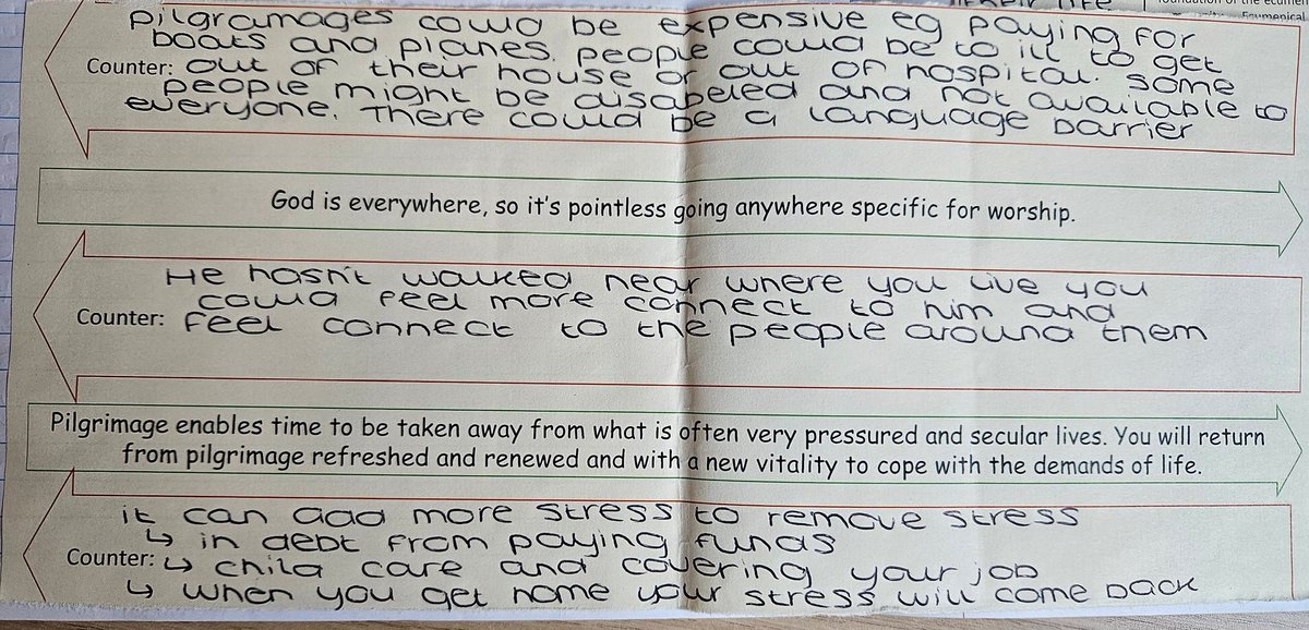 MrsSedRE's tweet photo. 26R2 have been looking at Pilgrimage to Iona &amp; Jerusalem and the relevance of Christmas this week in RE. Great effort from Isobel J (Pilgrimage) and Lola McC (Gospel accounts). 👏🏼💚 https://t.co/NkWBtVBwtF