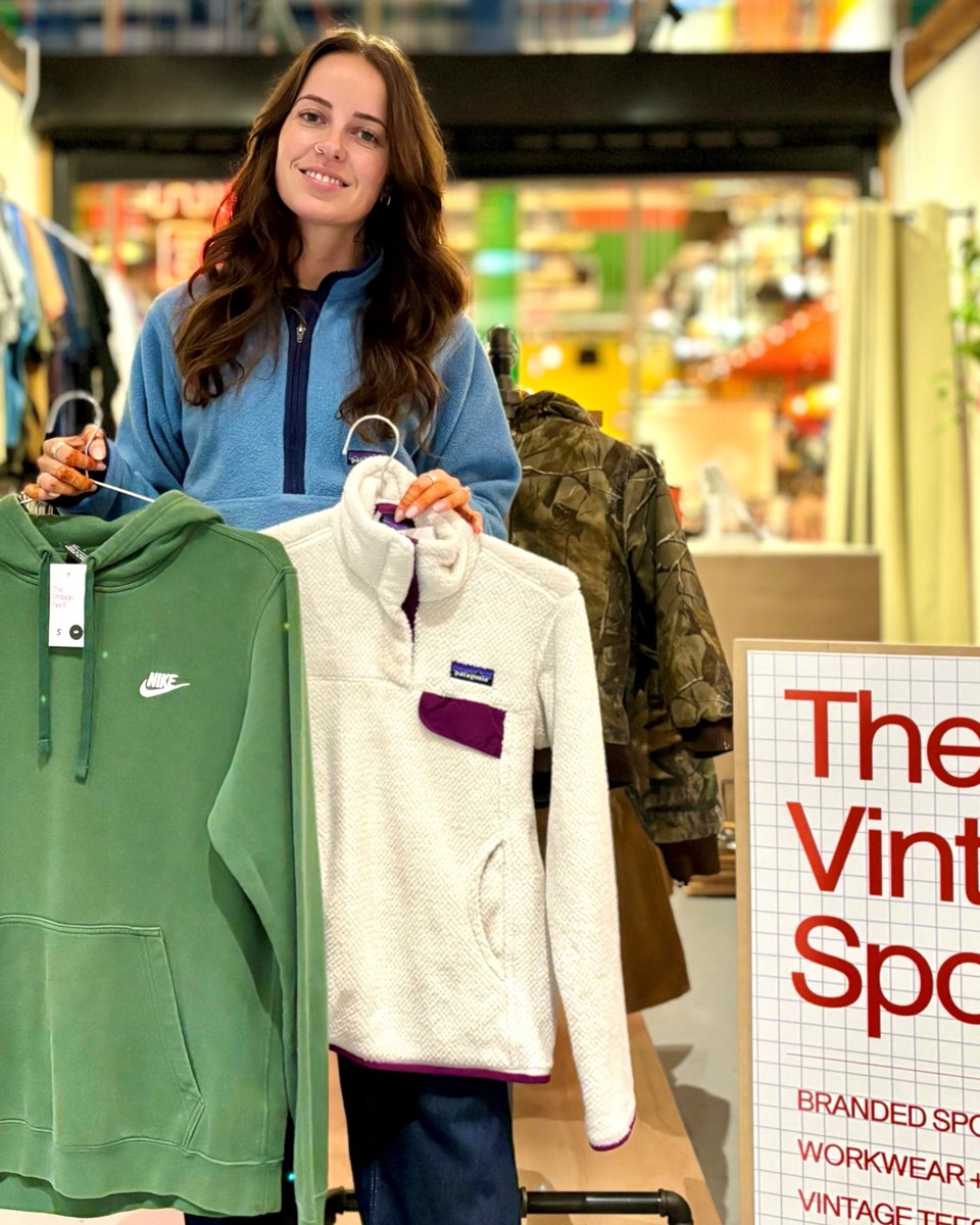 The Vintage Spot is now open at Chester Market! 🌿 Find handpicked vintage clothing for men, women, and kids, with brands like Carhartt, Nike, and Patagonia. 

Open daily 11am-8pm—look for the orange mushroom lamp! 🍄