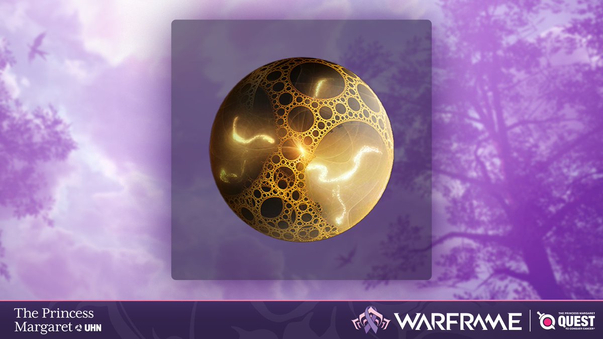 PlayWarframe's tweet photo. Thanks to all of you, we’ve reached our $100,000 goal for @thePMCF during this year’s #QTCC 2024.

Not only can you claim a Legendary Core by logging in after https://t.co/1AYWgddpUX. ET on November 1, you’ve also unlocked three more stretch goals with three brand-new rewards! https://t.co/vRpMfPxImM