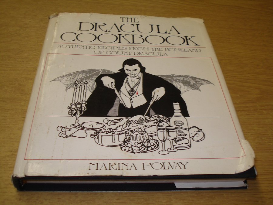 DrSamGeorge1's tweet image. DRACULA COOKBOOK 1978 This gothic delight imagines what #Dracula served his guests; he does not eat (or drink wine) himself of course! You can still find used copies of this and have some fun serving up the recipes for #31DaysOfHalloween