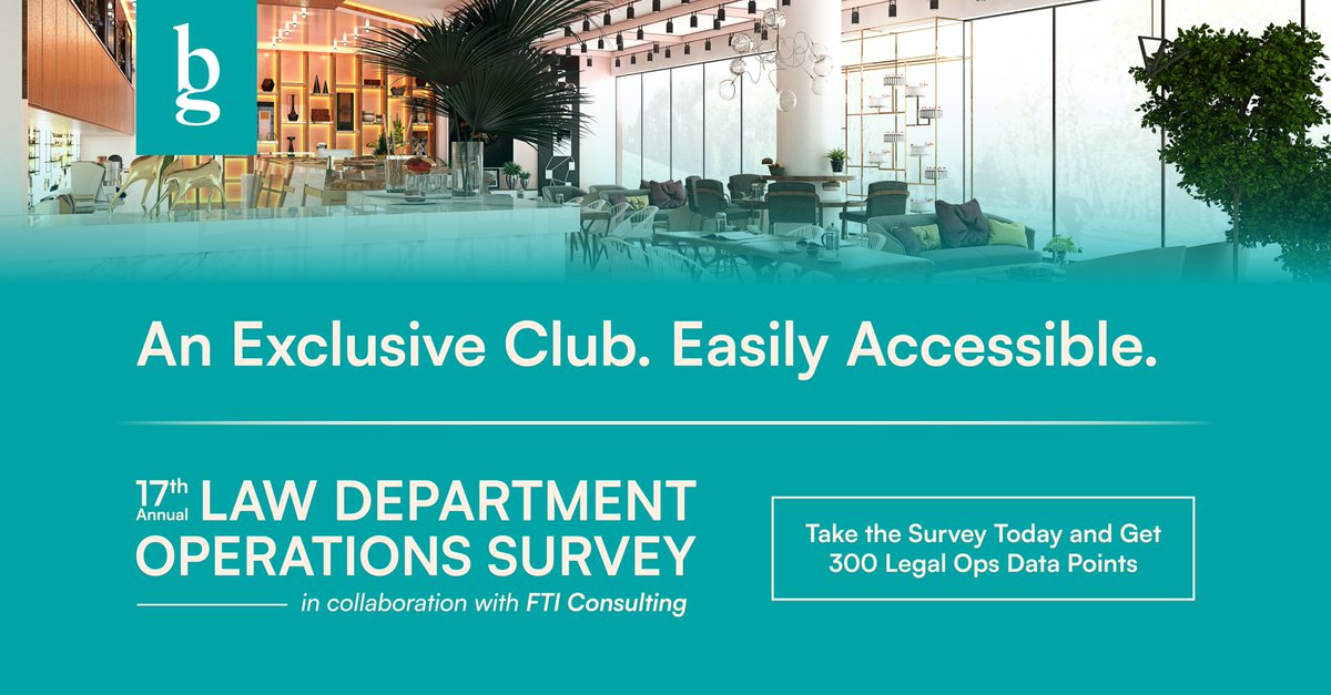 Join the longest-running legal ops community in just 30 minutes! Unlock exclusive benchmarking data, career insights, and valuable networking by taking this confidential survey today. 

ldosurvey.com 

#LegalOps #LegalOperations #Benchmarking