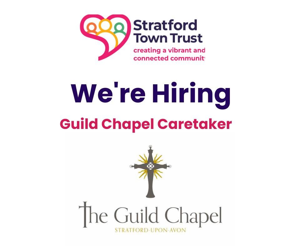 Could you be our new Caretaker for the Guild Chapel? If you're organised, personable &amp; reliable &amp; would like the opportunity to work in one of Stratford’s most historic buildings, apply here: stratfordtowntrust.co.uk/about/work-us
3 hrs per week (or more dependent on bookings) Salary: £12 ph