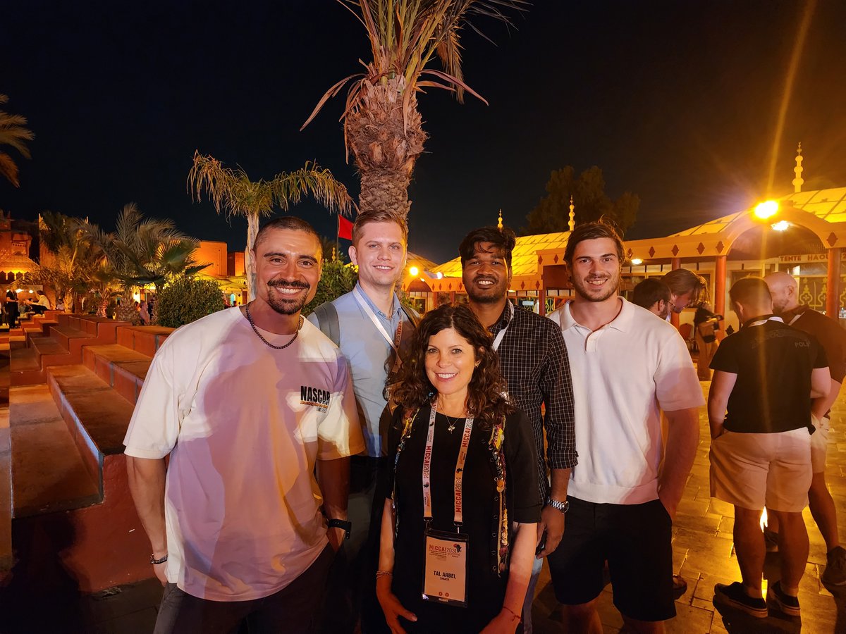 PVG_McGill's tweet photo. We had an amazing time in Marrakesh, Morocco for #MICCAI2024 last week! @arbtal @BNichyporuk @BBera2808 @FinleyDurso @Amar_kumar_1 

Huge thanks to the organizers for an incredible event. https://t.co/CwUAmdTDBe