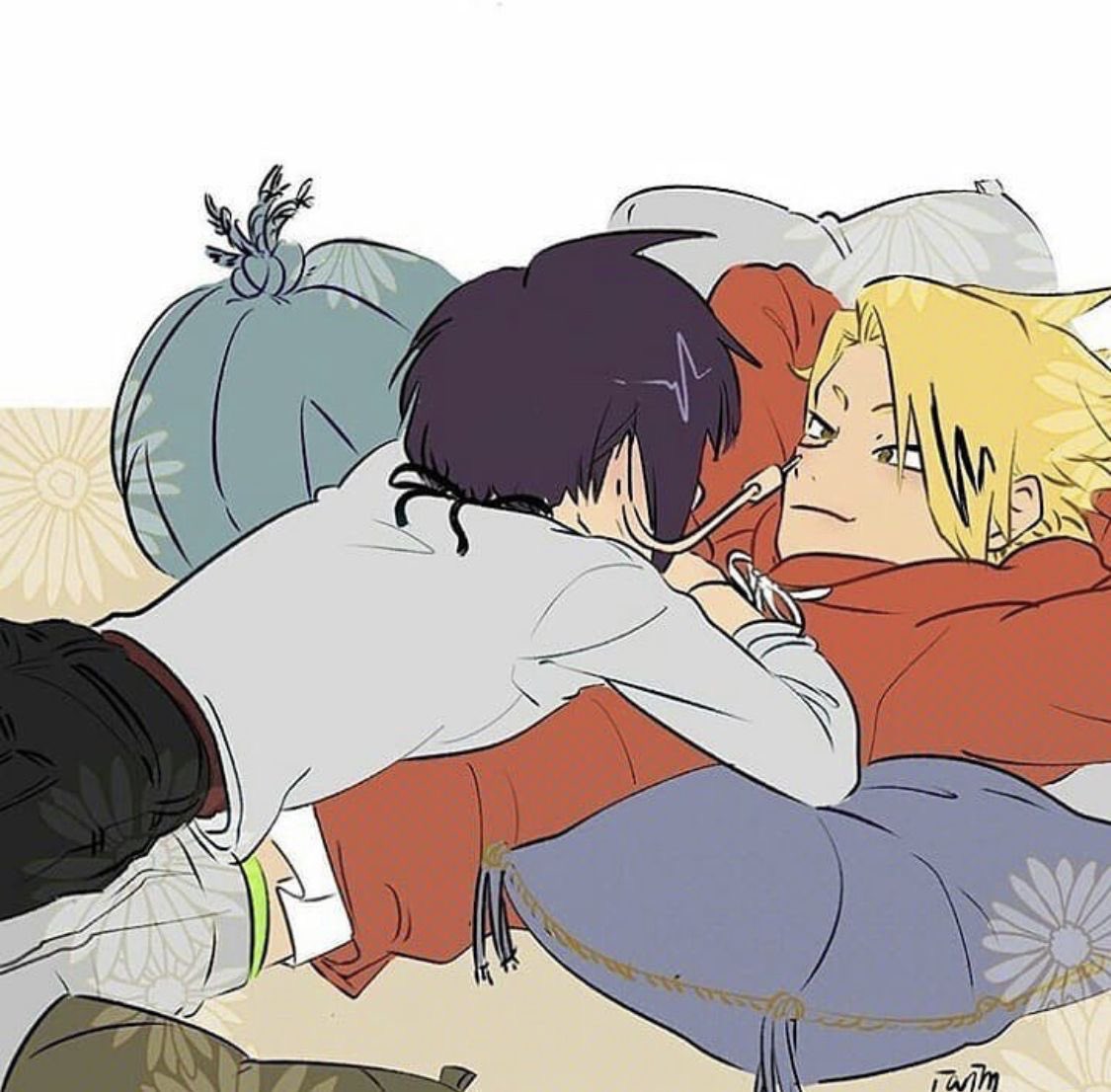 MasterDynamight's tweet image. look at these weirdos in the common room 🤮🤢 @kaminaristuff @Jir0Ky0ka