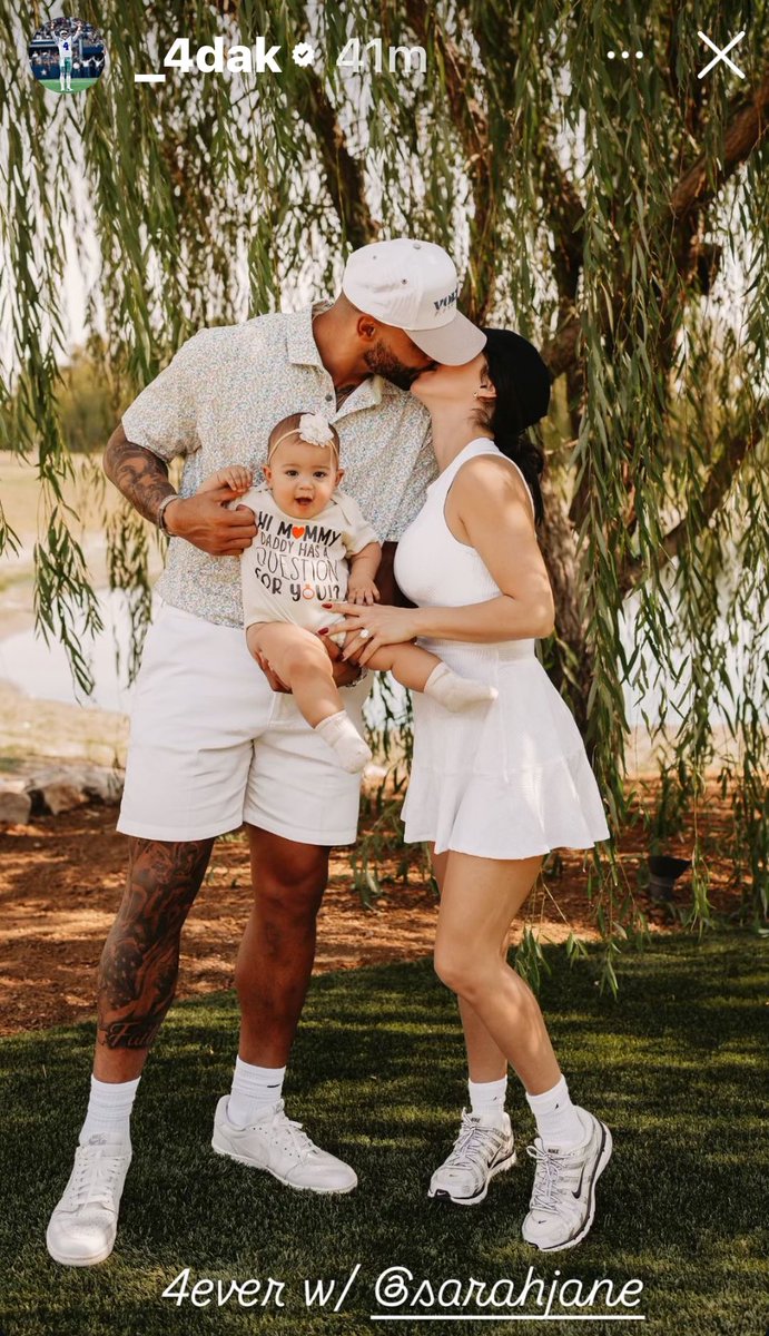 clarencehilljr's tweet photo. Dak Prescott got engaged during the bye week. That’s a win https://t.co/LlKEGvGALq