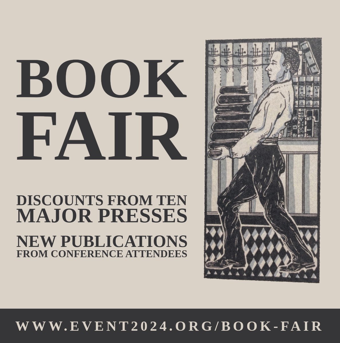Have you had time to check out EVENT 2024’s Book Fair yet? Don’t miss out on major discounts and featured new releases on our Book Fair page at event2024.org/book-fair