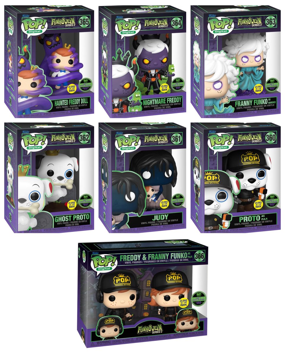 First look at the Funkoween Series 2 NFT Pop Drop!

Reedemables are Gitd, Freddy and Franny 2PK are Mythic release, 499pcs LE!

Dropping October 31st.

Repost <a href="/idoideas/">Ido Shyvits</a>

#funko #Funkopop #funkocollector #funkopopvinyl #funkoaddict #funkonews #funkopopcollection #funkoween #horror