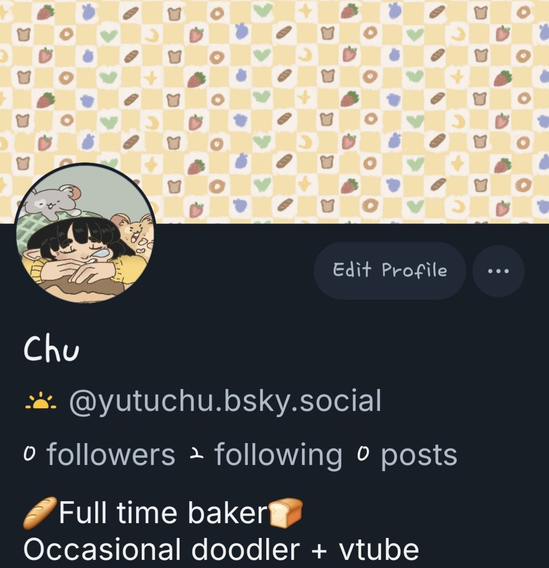 Yutu_Chu's tweet image. I'm on bluesky! 👉👈 if people wanna follow each other there...