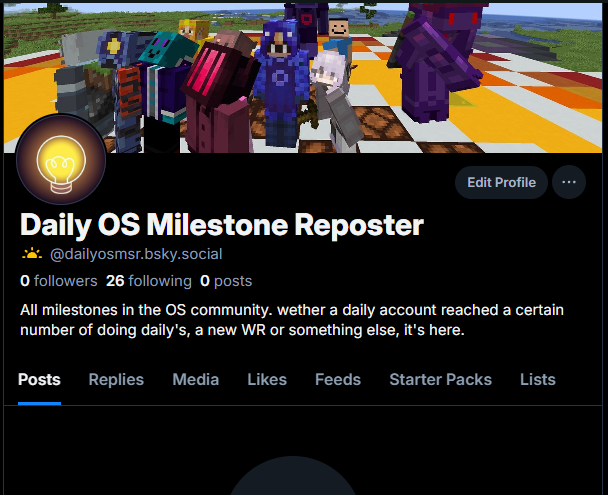 we have now officially also made an account on Bluesky for all the people and daily accounts that are switching to Bluesky