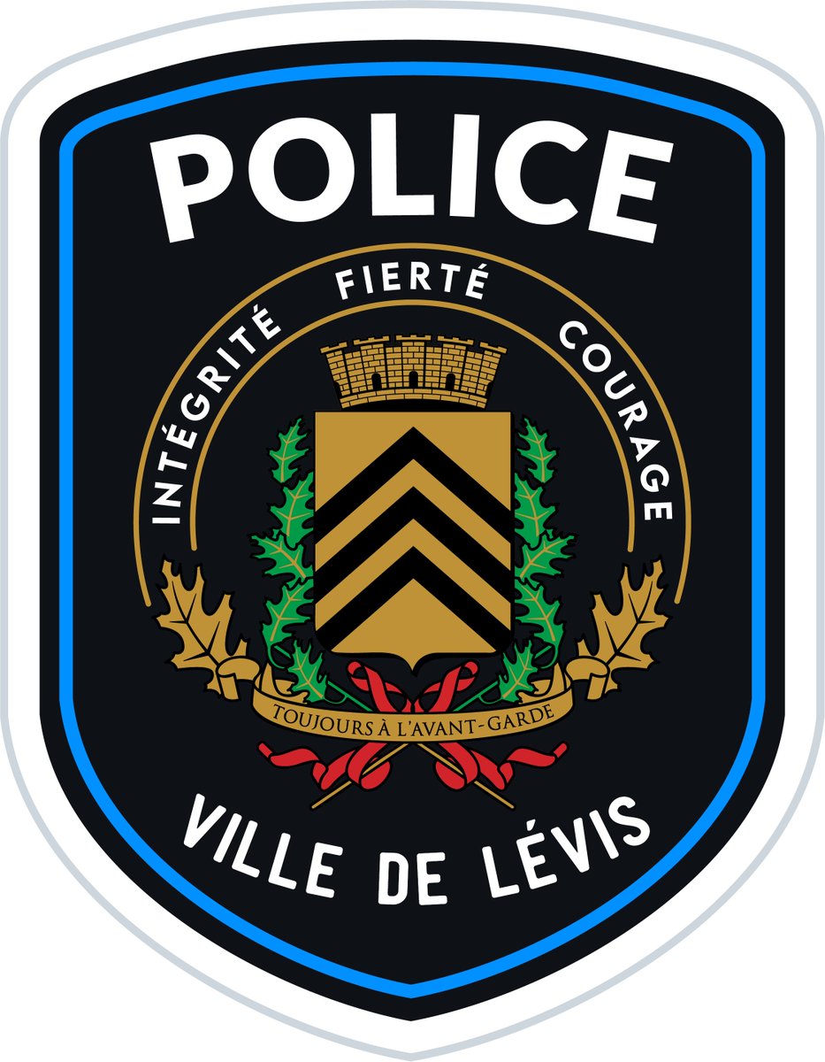 Nouvelle identité visuel au Service de police de Lévis.  Bravo à toute l'équipe qui a mis de l'avant ce magnifique projet!  <a href="/SPVLpolice/">Service de police de Lévis</a> #police #serviretprotéger #quebec #Logo