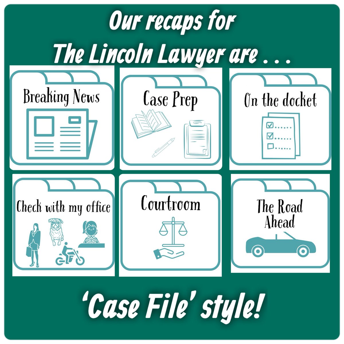 We think our recaps for #TheLincolnLawyer on <a href="/netflix/">Netflix</a> are the best in the biz . . . why? 
Because we break them down ‘Case File’ style! Our ‘case files’ for season 3 episodes 1-5 are now available at SoManyShows.com