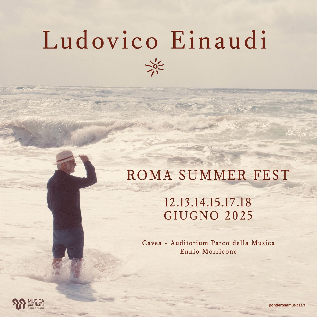 Auditorium PdM (@auditoriumpdm) on Twitter photo #LudovicoEinaudi torna al <a href="/RomaSummerFest/">Roma Summer Fest</a> nel 2025 per sei sere. Al centro della performance il nuovo album, "The Summer Portraits", il diciassettesimo della sua carriera, in uscita a gennaio.
12, 13, 14, 15, 17 e 18 GIU 2025 – Cavea
Info e biglietti su auditorium.com #LudovicoEinaudi torna al <a href="/RomaSummerFest/">Roma Summer Fest</a> nel 2025 per sei sere. Al centro della performance il nuovo album, "The Summer Portraits", il diciassettesimo della sua carriera, in uscita a gennaio.
12, 13, 14, 15, 17 e 18 GIU 2025 – Cavea
Info e biglietti su auditorium.com