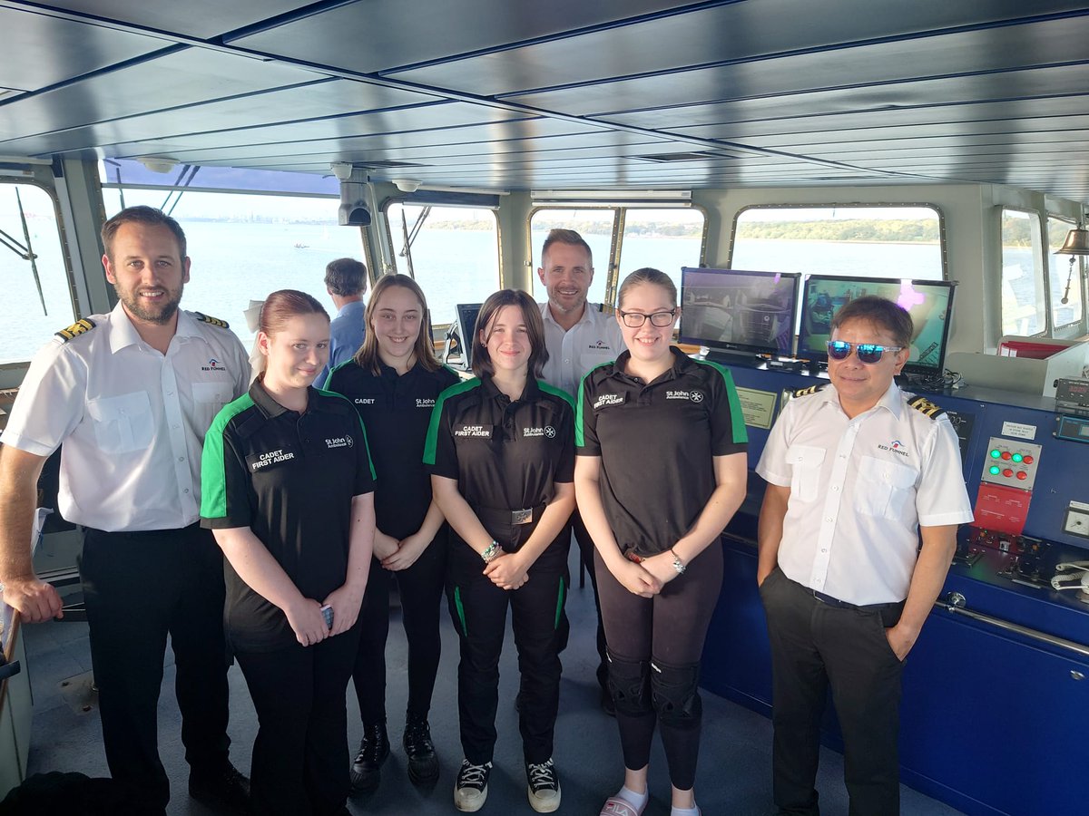 St John Ambulance - Isle of Wight (@sja_iow) on Twitter photo Being a St John cadet can involve many things, who knew that ferry captain was amongst those things.
Many thanks to <a href="/RedFunnelFerry/">Red Funnel (IoW Ferries)</a> for looking after our team of cadets during the recent crossing. They enjoyed the tour of the bridge and taking the controls immensely. Being a St John cadet can involve many things, who knew that ferry captain was amongst those things.
Many thanks to <a href="/RedFunnelFerry/">Red Funnel (IoW Ferries)</a> for looking after our team of cadets during the recent crossing. They enjoyed the tour of the bridge and taking the controls immensely.