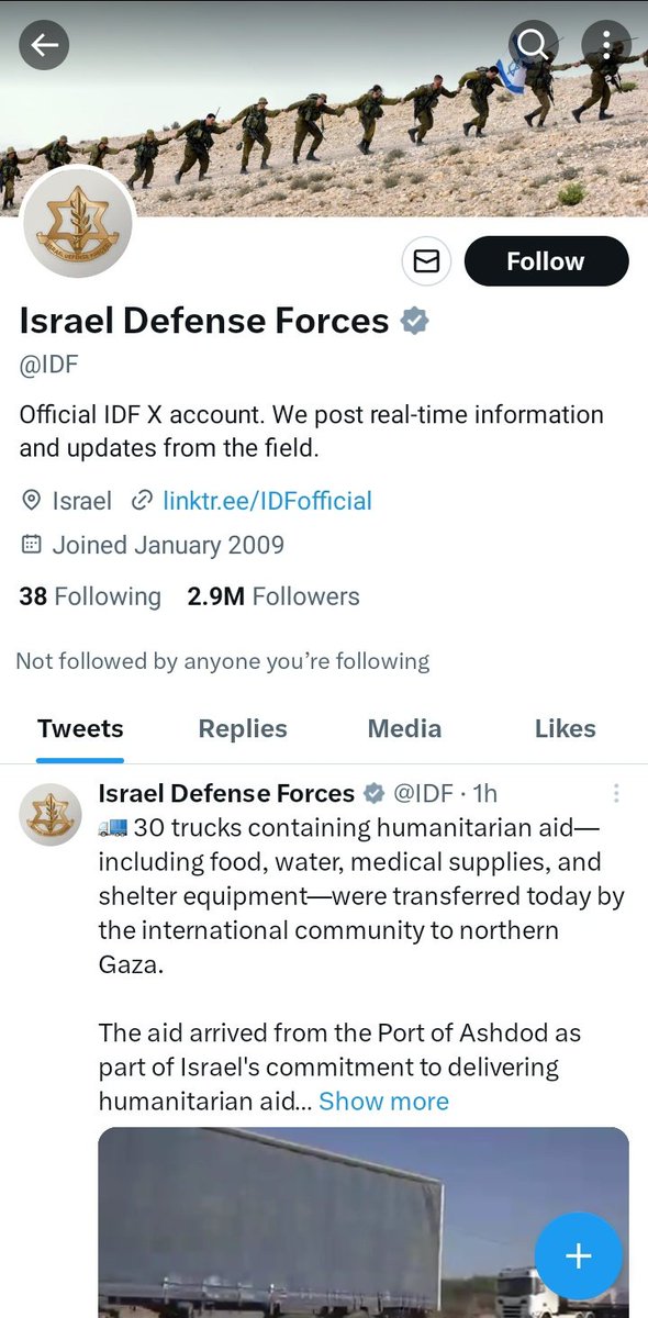 BigTechAlarms's tweet image. 🆕 @MrBeast is now following @IDF