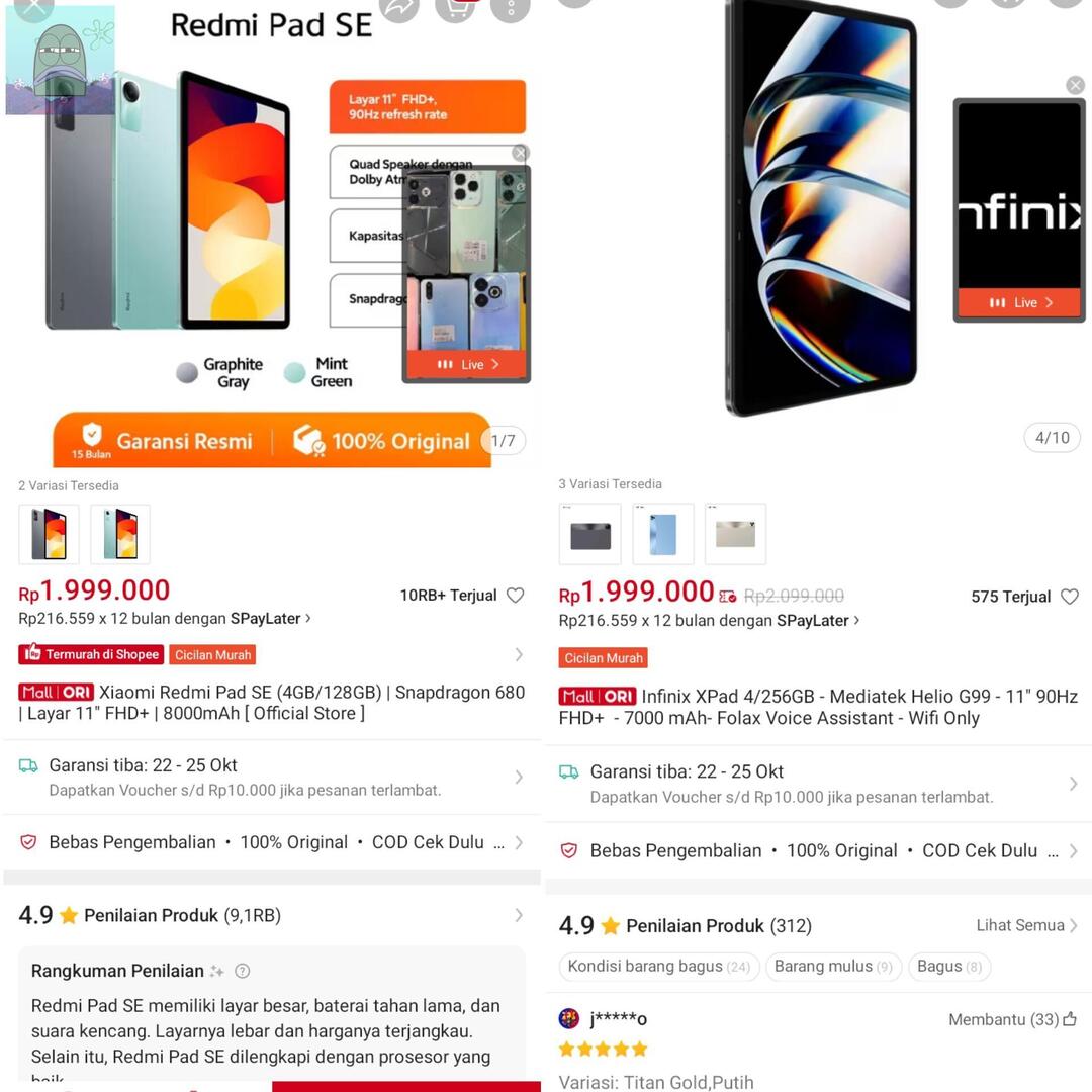 tanyakanrl's tweet photo. 💚 guys antara 2 ini bagusan mna untk baca artikel dan sekedar ngetik ringan pke ms office? 
Yg ada make ini bantu testinya yaa https://t.co/etd85HpBmD