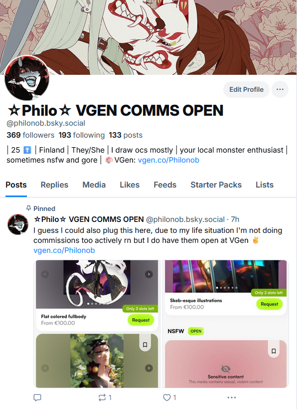 ☆Philo☆ @ VGEN OPEN tweet media
