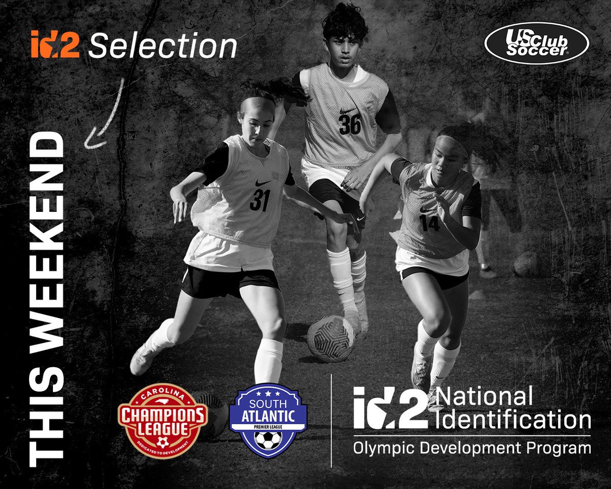 Exciting weekend ahead. US Club id2 event kicks off in Charlotte this weekend, showcasing top talent and future stars. Make sure to tag us in any photos from the field ⚽️ 📸

Who’s going? Tag a friend below ⬇️ 

#SAPL #id2Event #NextGenSoccer #Charlotte