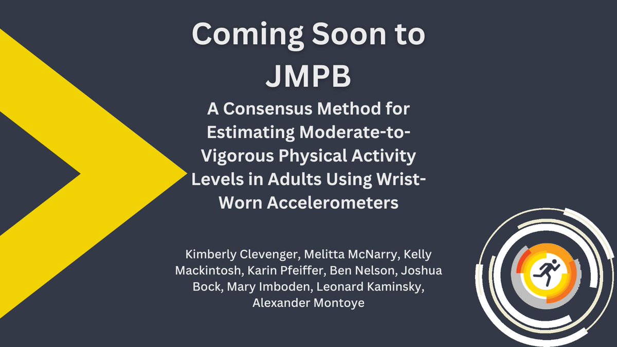 Journal for the Measurement of Physical Behaviour tweet media