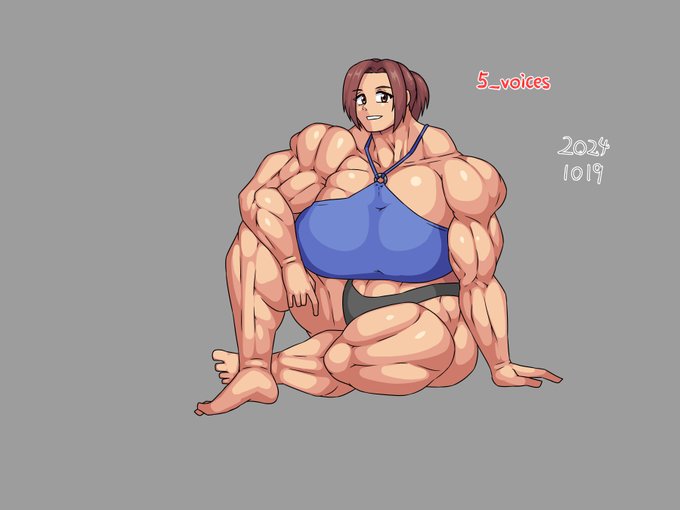 ポートレボディビル模写。これぐらいの体型の女とセックスしてるエロ動画やエロ漫画探してるけどないんだなこれが。 