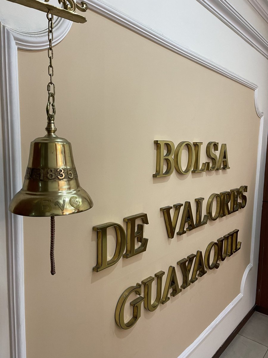Luismontesl's tweet photo. 🔔 La Bolsa de Valores Guayaquil  toca la campana e inicia su proyecto de diseño e implementación de los sistemas de gestión basados en las normas #ISO/IEC27001 e #ISO37001, con acompañamiento hasta su certificación #compliance #Guayaquil #seguridad #antisoborno #compromiso https://t.co/U1r2sPCrMb