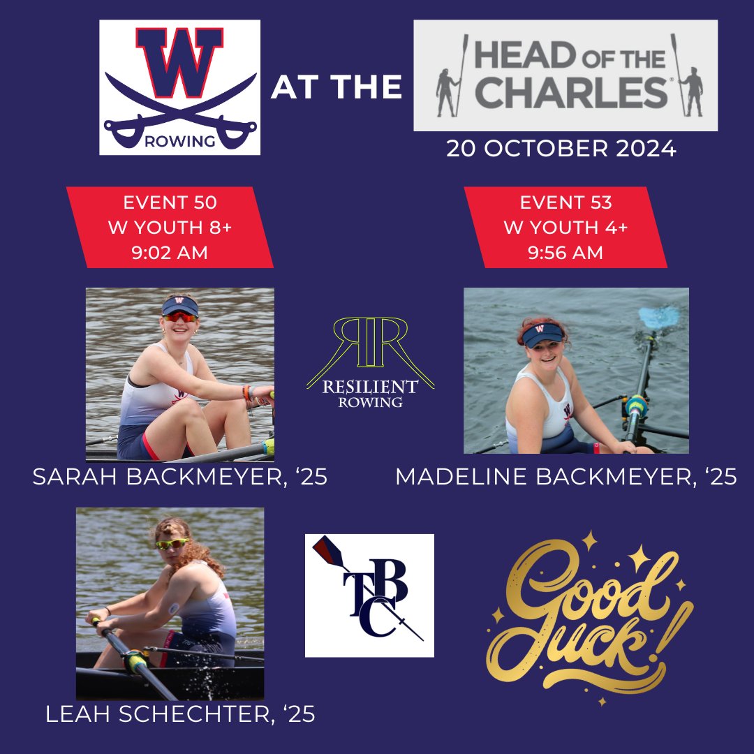 Super proud of our Woodson Rowing athletes attending the Head of the Charles regatta in Boston, MA this weekend!

Good luck ladies!!
#pullforwoodson