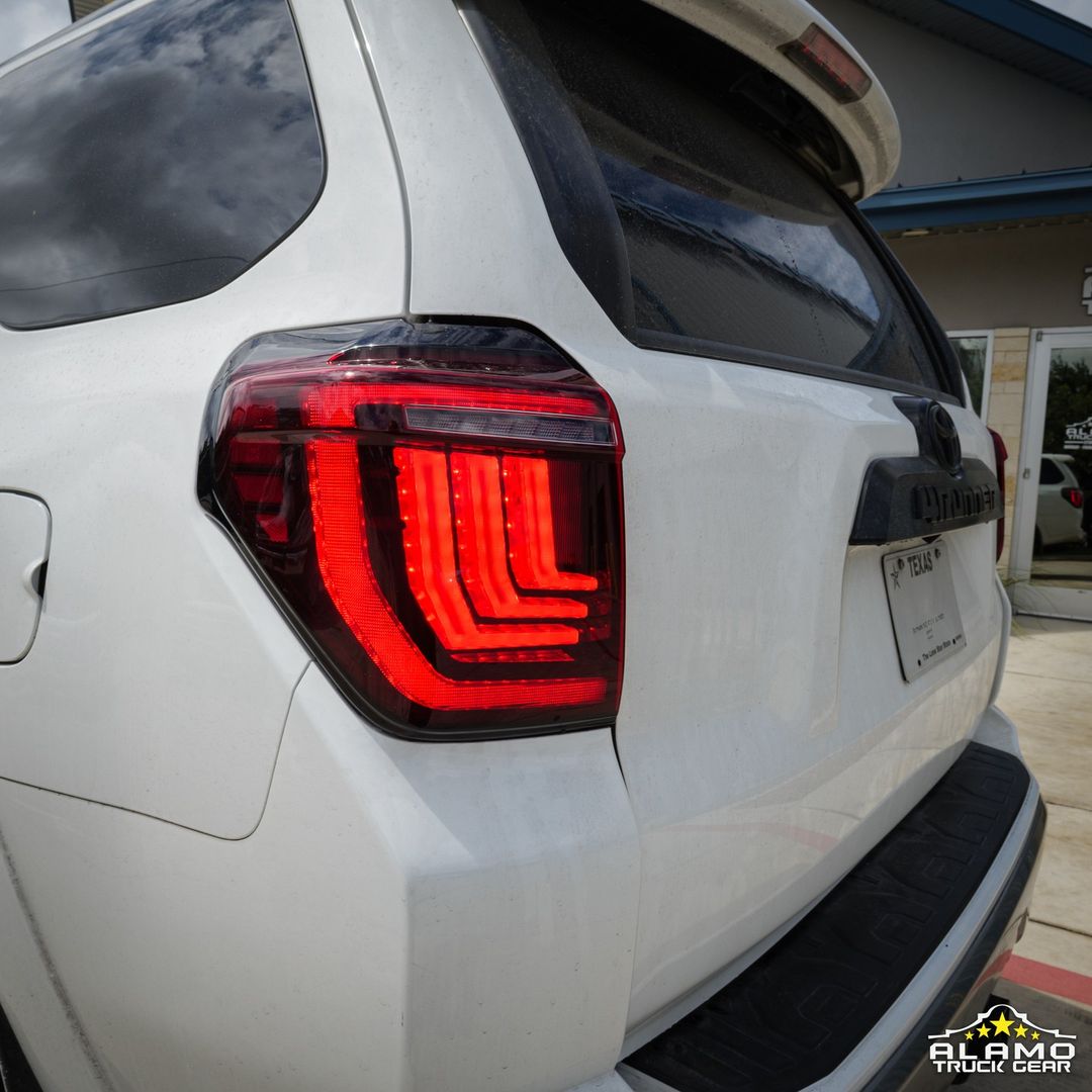 Ready to go! This Toyota 4Runner received new LED headlights, taillights, lightbar and a front bumper for rugged protection and style. 

📸: Alamo Truck Gear

#LINEX #Upgrades #Bumpers #Lighting