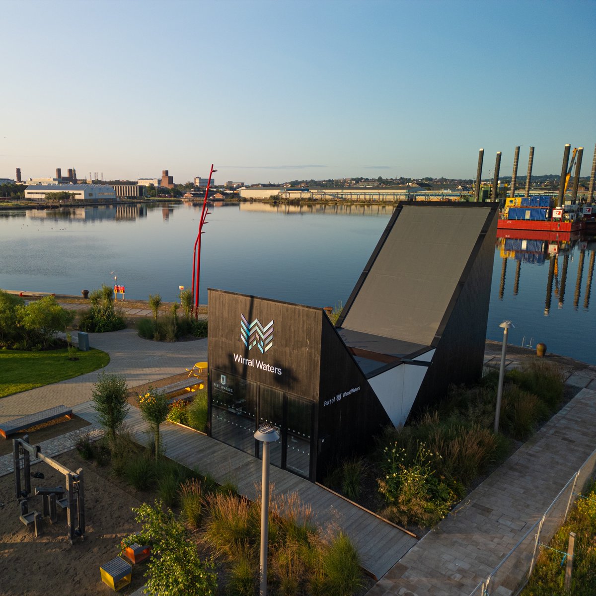 A neighbourhood-led project and the largest of its kind in the UK.

Created by world-class urban designers, we aim to create a mixed-use, high-density, highly #sustainable project that will elevate and #regenerate the local area.

→ wirralwaters.co.uk/masterplan/
