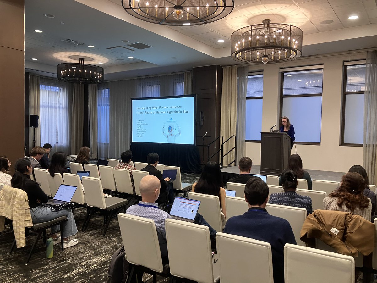 Gianluca Demartini (@eglu81) on Twitter photo .<a href="/sendgoodcheers/">sara kingsley</a> presenting their #HCOMP2024 paper “What Factors Influence Users’ Rating of Harmful Algorithmic Bias and Discrimination” .<a href="/sendgoodcheers/">sara kingsley</a> presenting their #HCOMP2024 paper “What Factors Influence Users’ Rating of Harmful Algorithmic Bias and Discrimination”