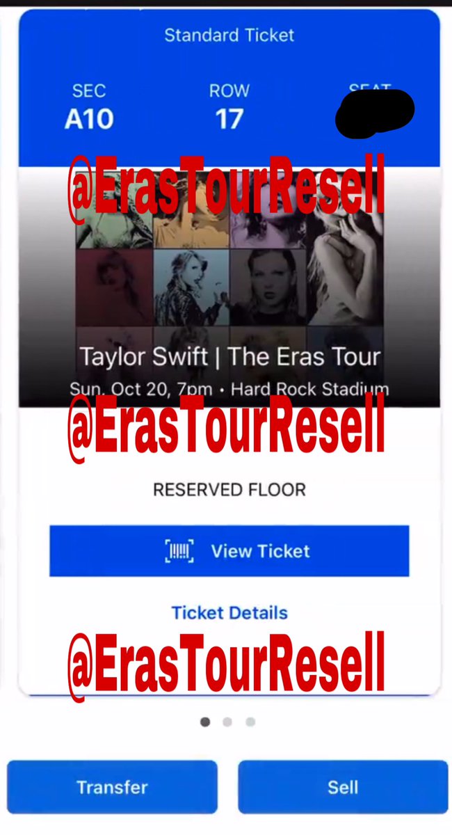 Eras Tour Resell tweet media