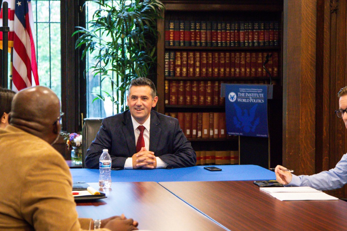 theIWP's tweet image. IWP recently hosted Dr. @MedlirM, Head of AI &amp;amp; Global Governance @GlobalGovInst, for a student roundtable discussion on “The Emerging Role of AI in Shaping Deterrence.”

Thank you, Dr. Mema, for your insights on AI’s impact on security. 

#GlobalGovernance #AI #deterrence