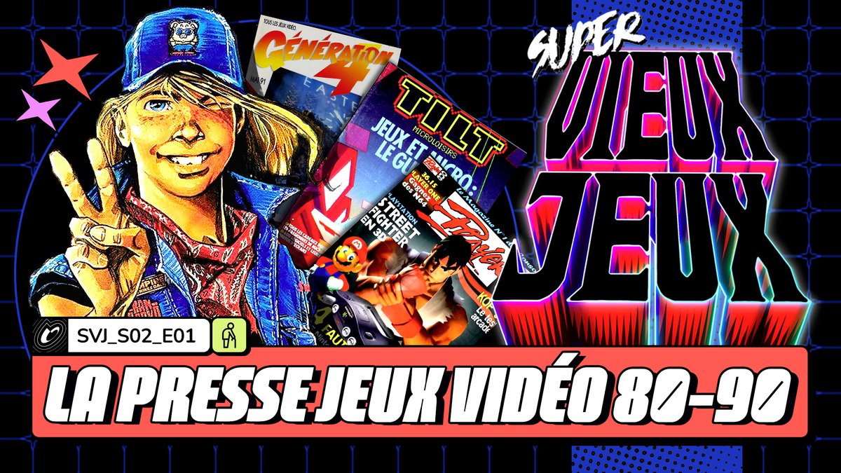 NOUVELLE VIDEO 👴
youtu.be/RPIFdZoOAVw

C'est une rediff' de La Grande Vadrouille.Une loupe neuve pour lire le journal. Un bonbon à la menthe qui colle au dentier. C'est Super Vieux Jeux, qui vous parle de la presse JV des années 80-90.