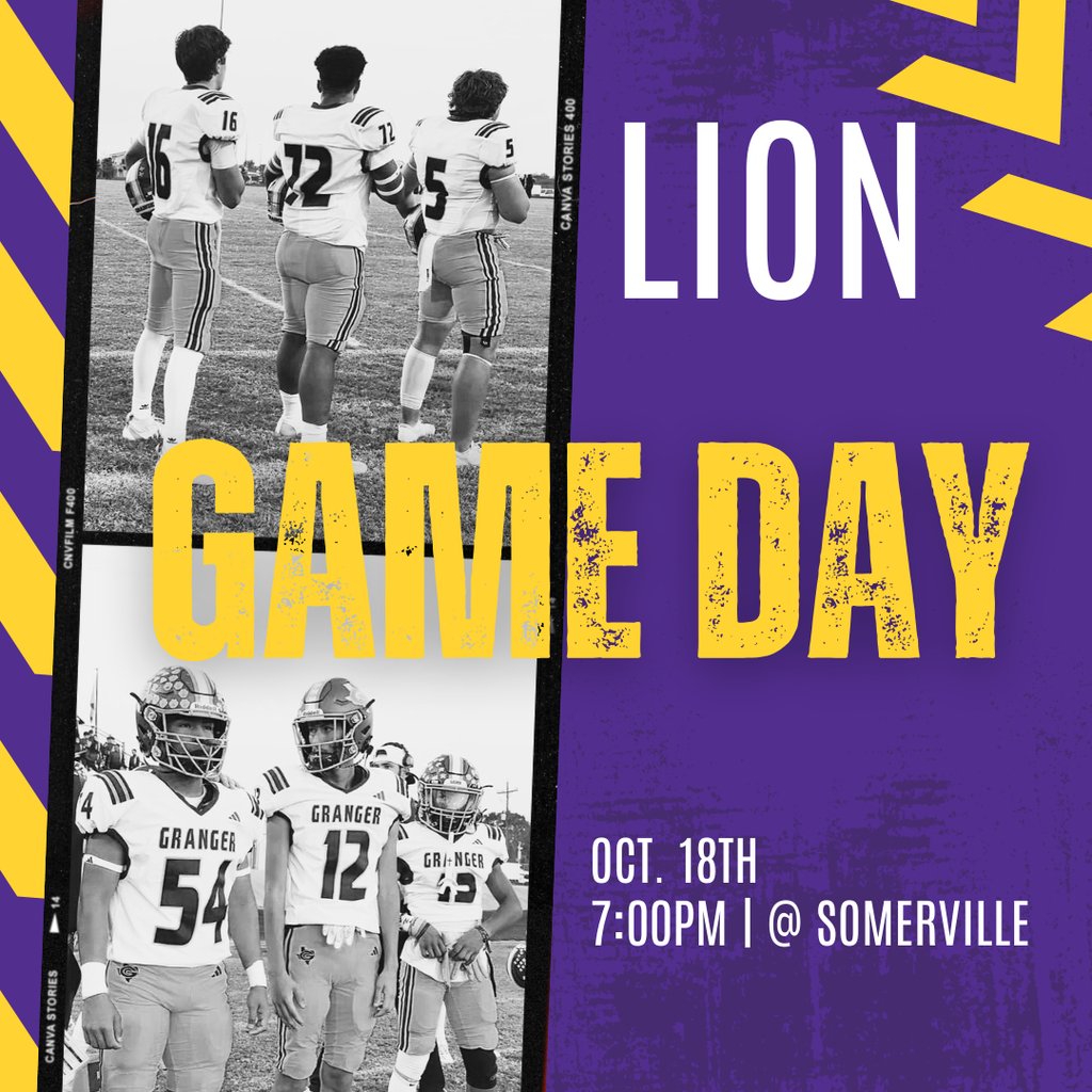 It's Game Day Lions! 🦁🏈

#LionPride #BleedPurple