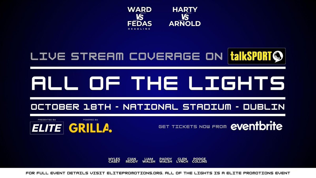 LIVE &amp; EXCLUSIVE boxing tonight from Dublin 🇮🇪 

Watch for FREE only on the talkSPORT Boxing YouTube channel from 7PM! 📺 

youtube.com/@talksportboxi…