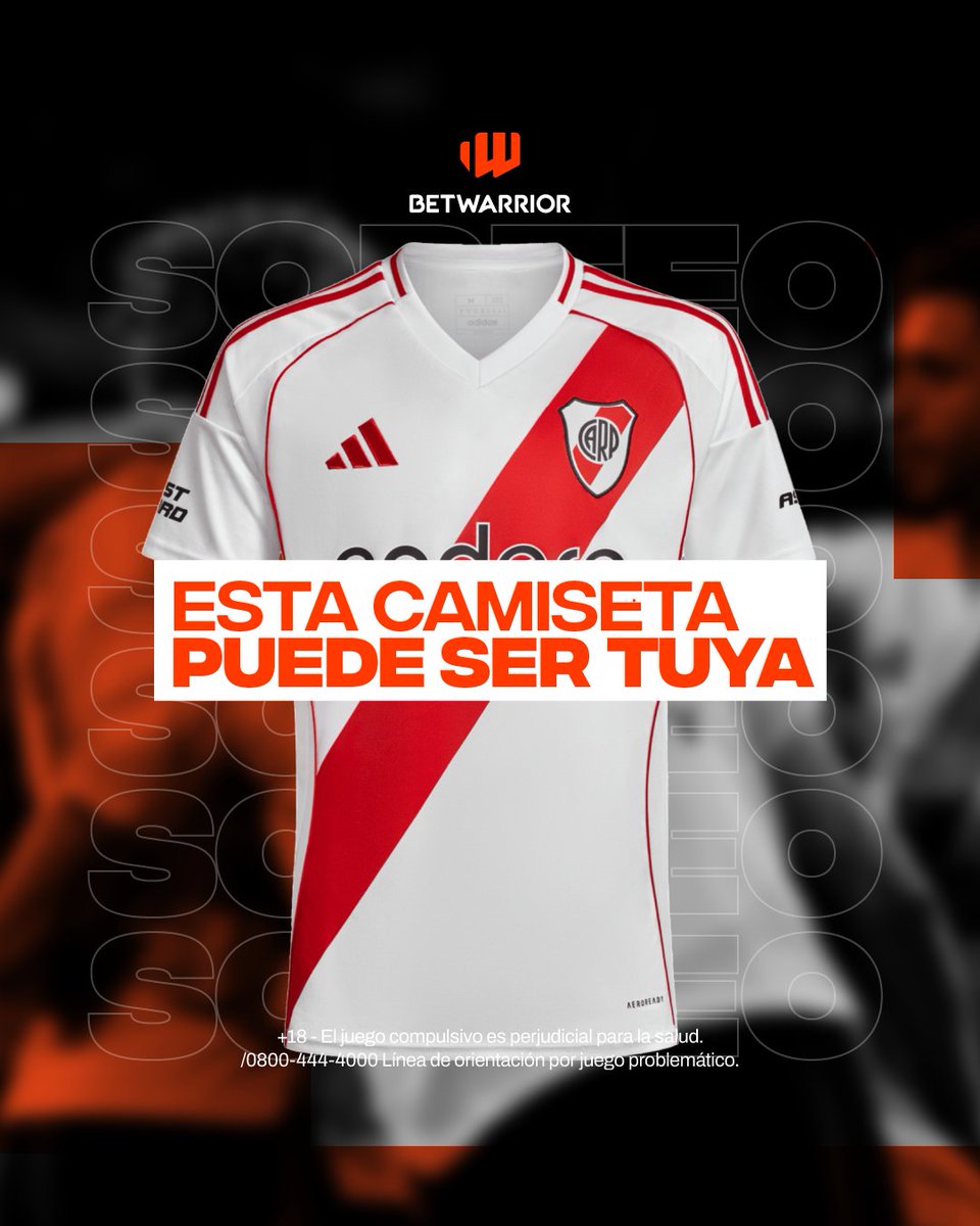 ¡GANATE LA CASACA DEL MILLO! 🔴⚪️

En la previa de una semana especial 🔜🇧🇷 les traemos un sorteazo junto a @betwarrior_arg 🔝

¿Cómo participar? 👇

-Seguí a ambas cuentas ✅
-Dale RT

*Sorteo para mayores de edad 🔞