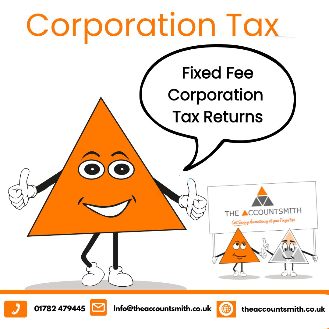 theaccountsmith's tweet photo. Corporation Tax return for your Limited company? Prepared and filed hassle-free with our fixed fee service 
Contact us today at 01782 479445  and we'll take care of it for you. https://t.co/RpUNg1JrQU 

#CorporationTax #AccountingServices #LimitedCompany #LocalAccountants 📊📝 https://t.co/ciCM8lBzvj