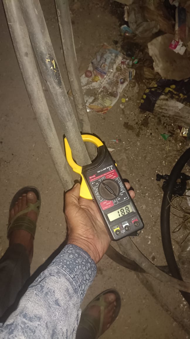 Load checking of distribution transformers during peak hours for planning of work execution during maintenance month at auraiya town -1 under edsd auraiya town.<a href="/dvvnlhq/">Dakshinanchal Vidyut Vitran Nigam Limited</a> <a href="/aksharmaBharat/">A K Sharma</a> <a href="/MDDVVNL/">MD DVVNL AGRA</a> <a href="/mduppcl/">MDUPPCL</a> <a href="/DMAuraiya/">DISTRICT MAGISTRATE (DM), Auraiya</a> <a href="/UPPCLLKO/">UPPCL</a>