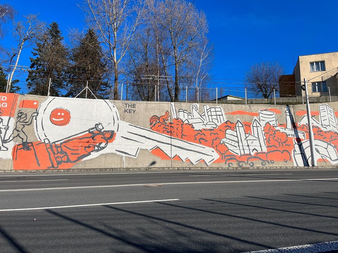 streetart_cz's tweet photo. „Zeď našeho kmene. Zeď záznamů” (“The wall of our tribe. Wall of logs”) by Jan Bogy Lörincz 2/2
📸 16.03.2024.
📍 Ostrava, Českobratrská (next to Stadion Bazaly)
#bogy #janlorincz #streetartczechia #streetartostrava #streetart https://t.co/3IkKZvYyGh