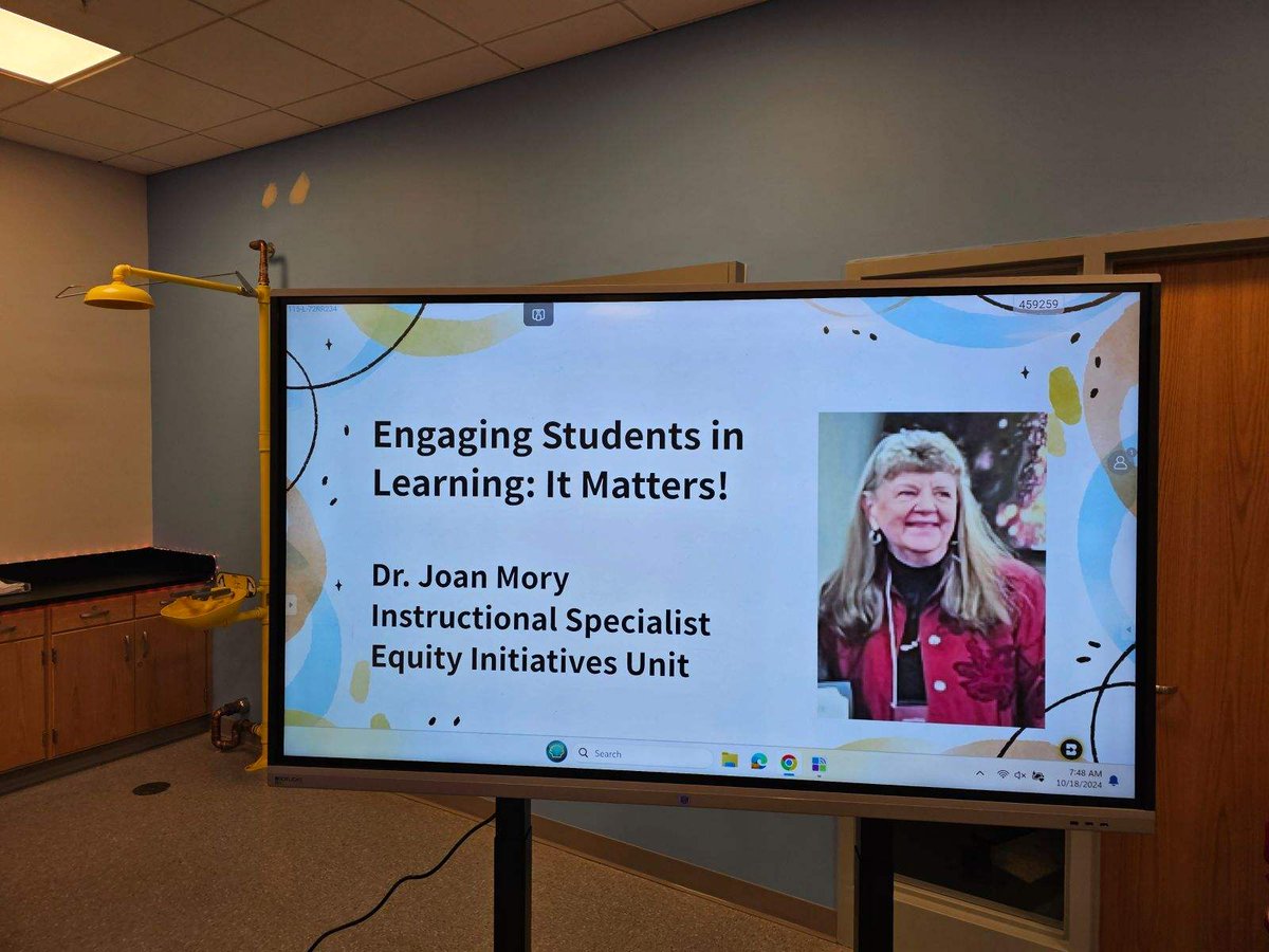 mcpsequityteam's tweet photo. Wonderful day of professional learning with Dr @Joan_Mory! 
#EquityEveryday https://t.co/i1eAKbZ0C0