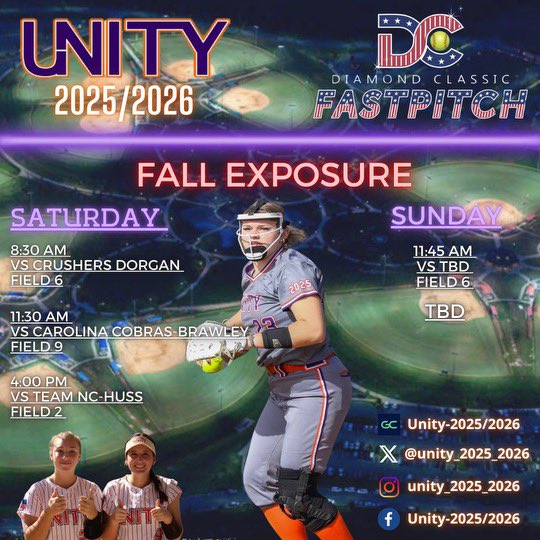 graciegiron2027's tweet photo. Weekend schedule! 🧡💜 https://t.co/FM6O9RHgaL