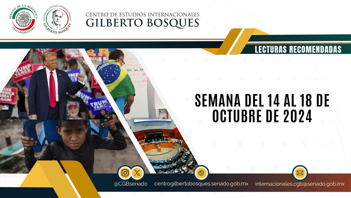 Compartimos lecturas recomendadas de la semana sobre temas internacionales:
centrogilbertobosques.senado.gob.mx/images//public…