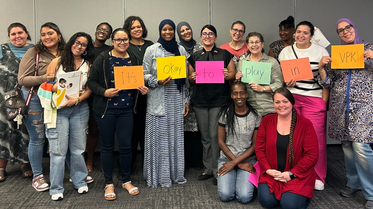 Serious play training at ELCOC headquarters! 😄 
VPK Teachers were challenged to design play activities that reinforce the Florida Early Learning and Development Standards. 
In Florida, Voluntary Prekindergarten (VPK) is free for all four-year-olds regardless of income.